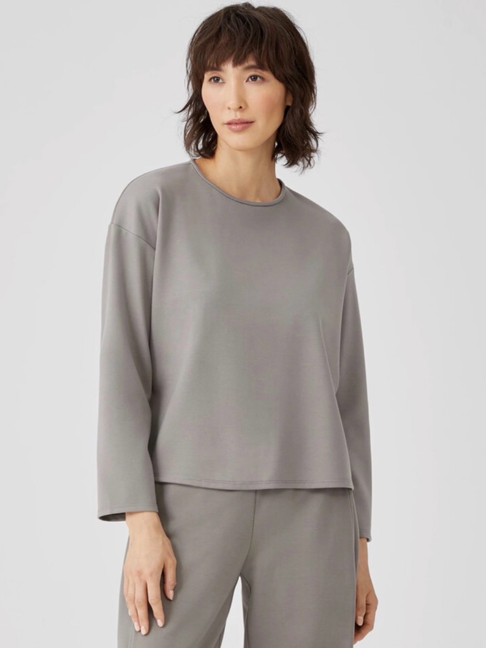 NWT Eileen Fisher FLEX PONTE BOX-TOP s/p